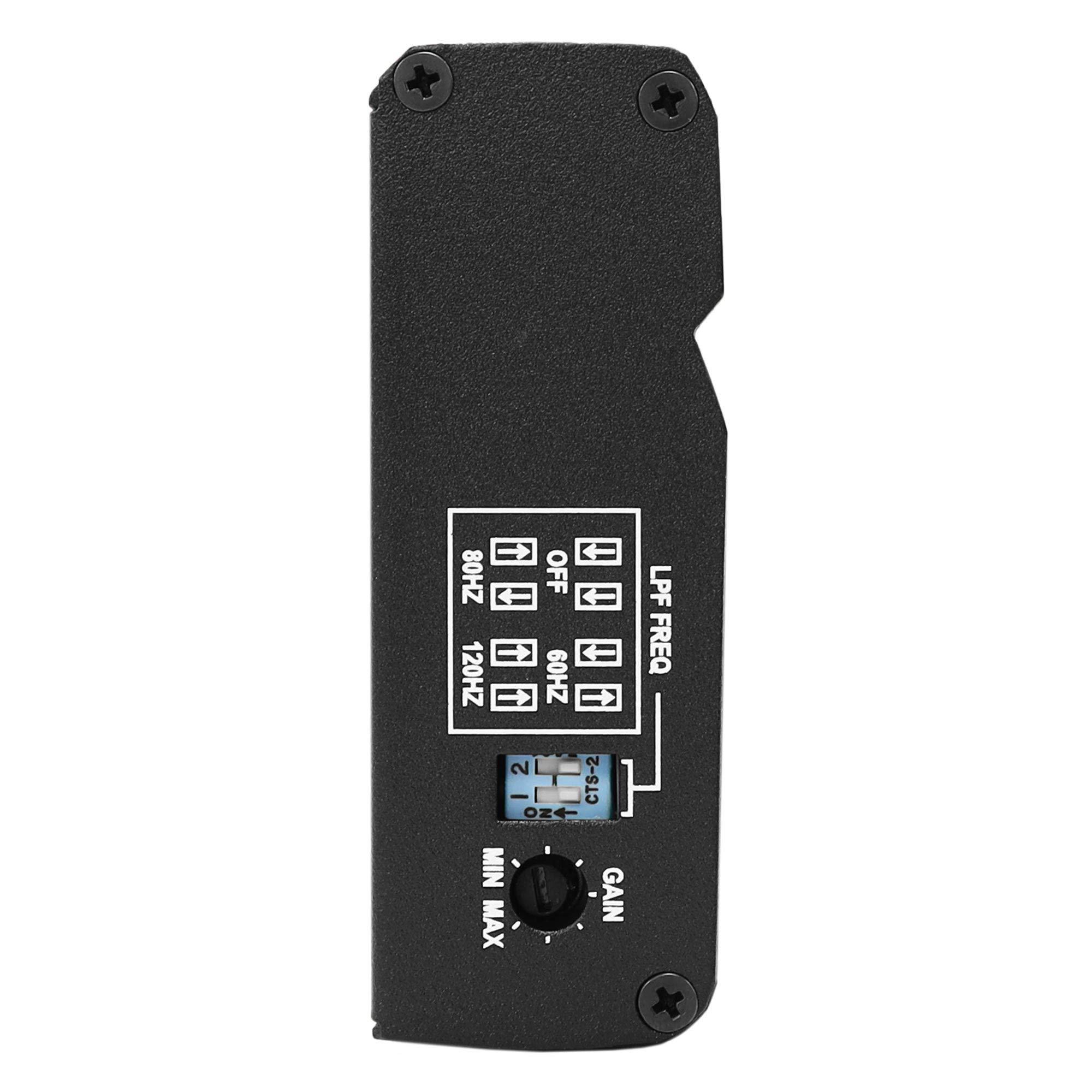 Alpine Alpine SS-SB Shallow 12" Subwoofer and KTA-200M Amp Bundle with Bass Knob