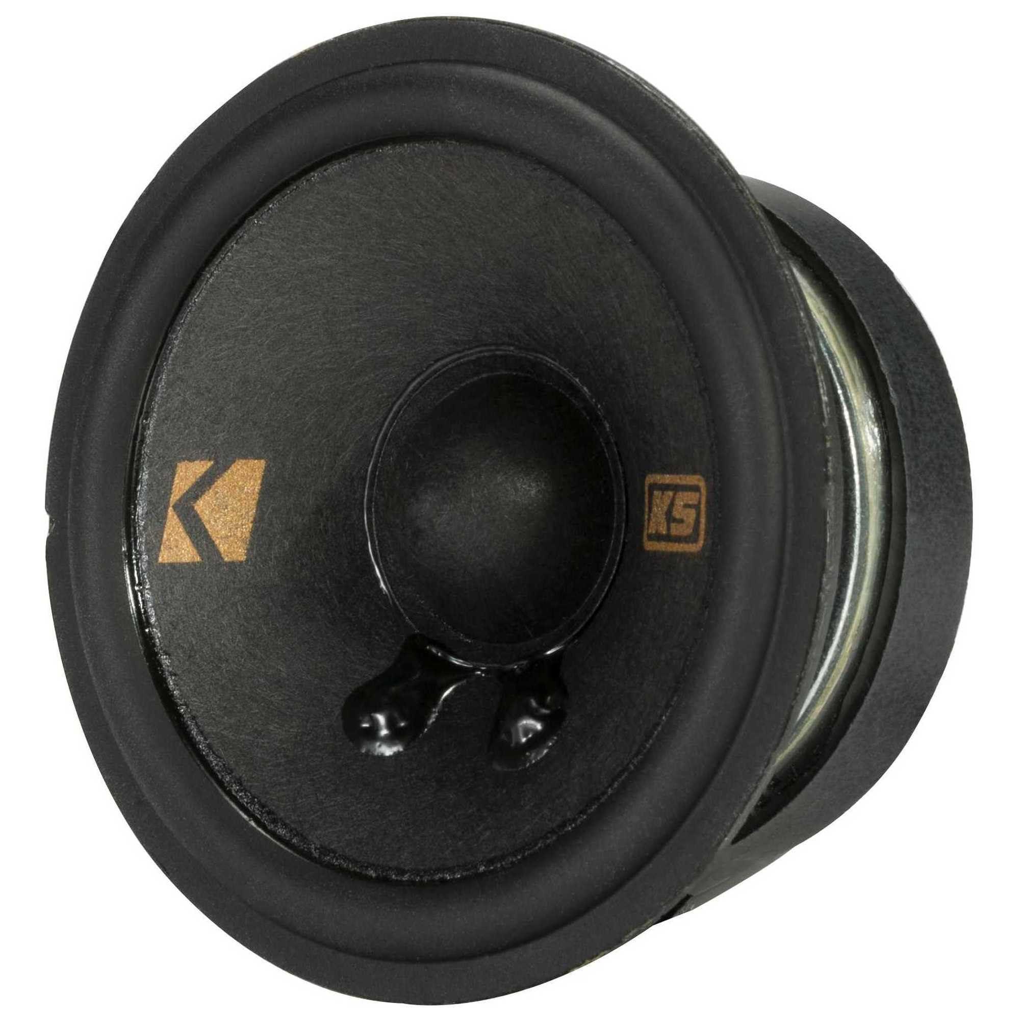 KICKER Kicker 46CSC674 CS-Series CSC67 6.75-Inch (165mm) Coaxial Speakers, 4-Ohm (Pair) & 51KSC2704 KS-Series 2.75" Midrange Speakers, 4-Ohm, Pair Bundle