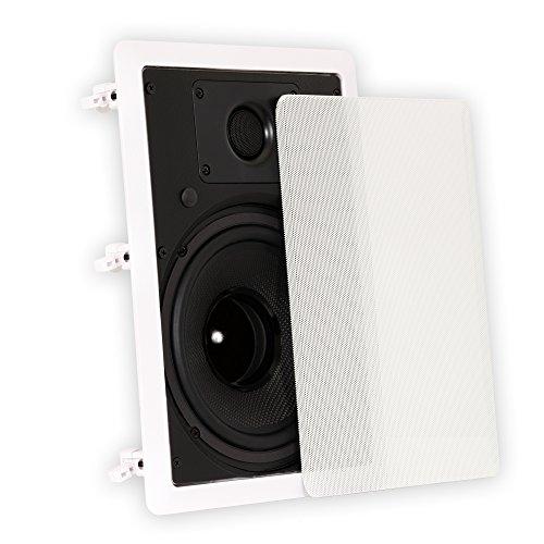 Theater Solutions Theater Solutions TS80W in Wall 8" Speakers Surround Sound Home Theater 3 Speaker Set