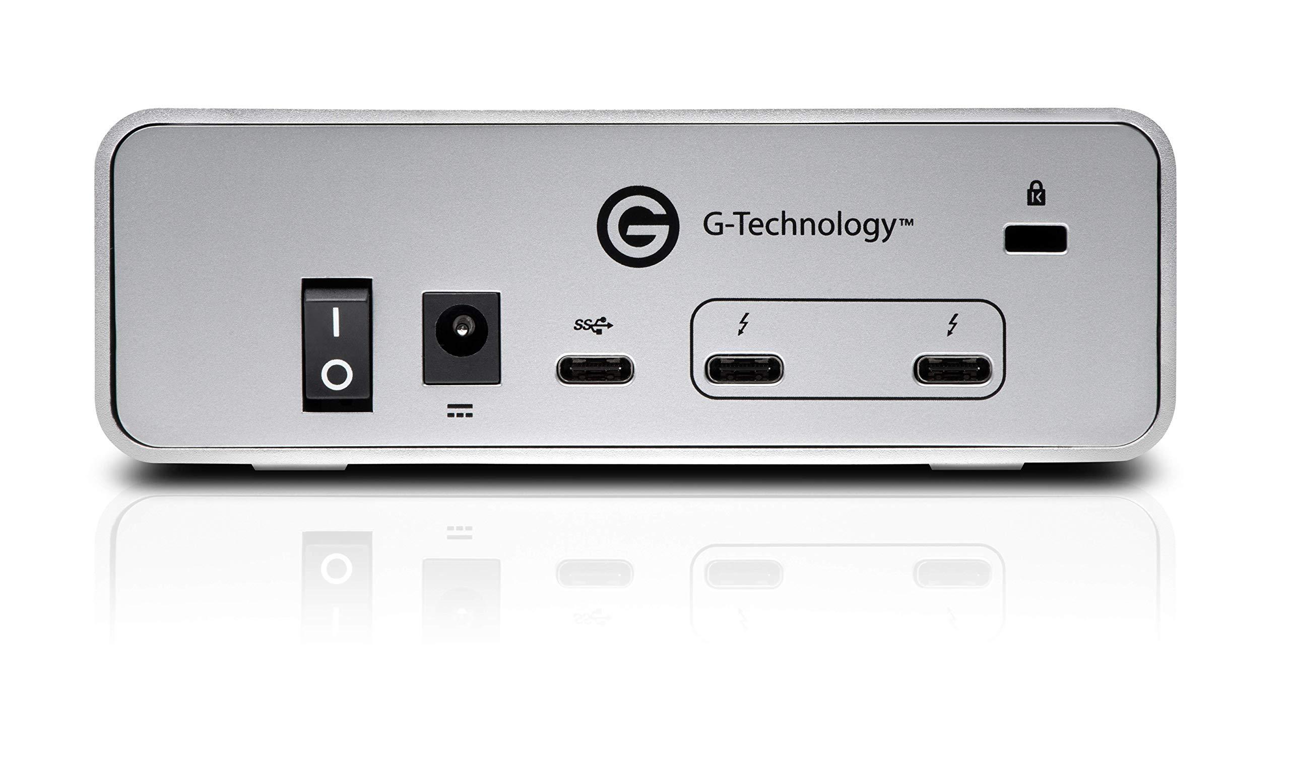 G-Technology G-Technology 18TB G-DRIVE with Thunderbolt 3 and USB-C Desktop External Hard Drive, Silver - 0G10804-1