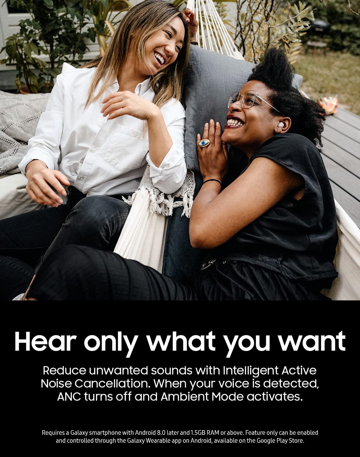 SAMSUNG SAMSUNG Galaxy Buds 2 Pro True Wireless Bluetooth Earbuds w/ Noise Cancelling, Hi-Fi Sound, 360 Audio, Comfort Ear Fit, HD Voice, Conversation Mode, IPX7 Water Resistant, Graphite (Renewed)