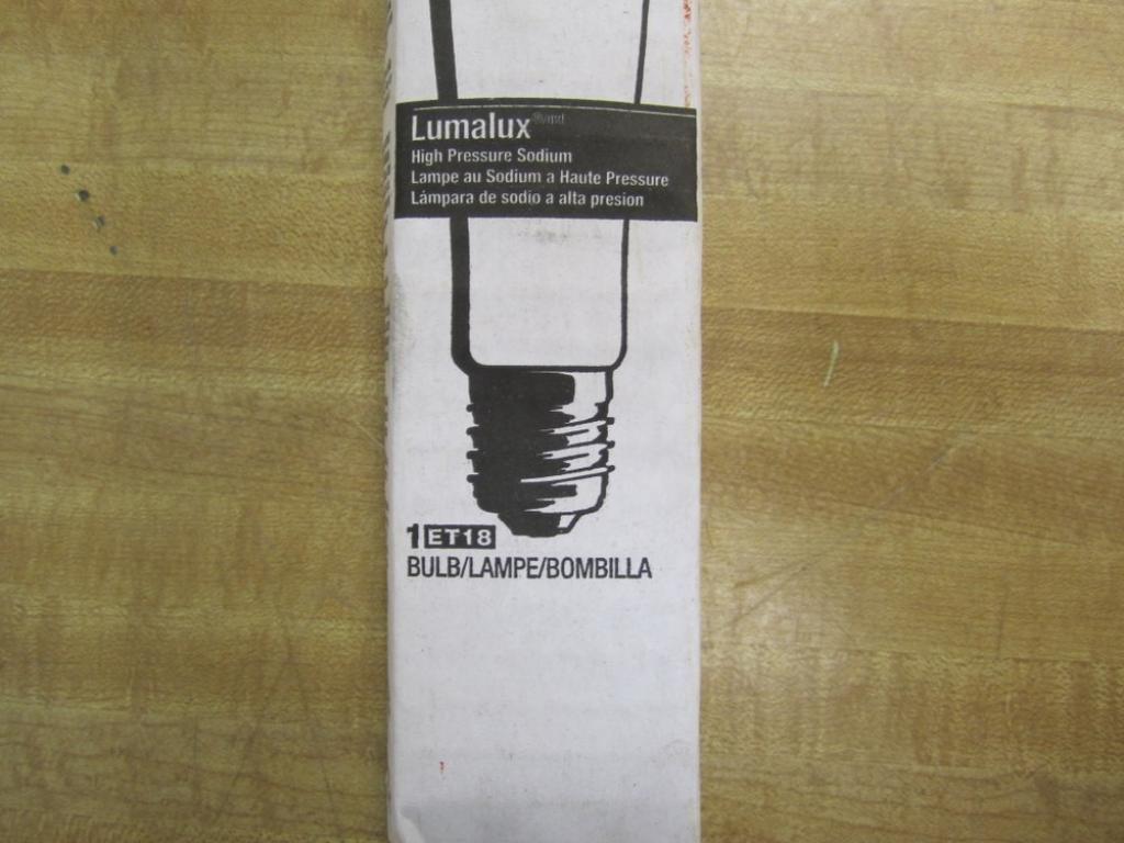 OSRAM Osram Sylvania GIDDS-685675 Lumalux Ecologic High Pressure Sodium Lamp, Et18, 250W, 100V s, E39 Mogul, Clear, 2.25" x 2.25" x 10"
