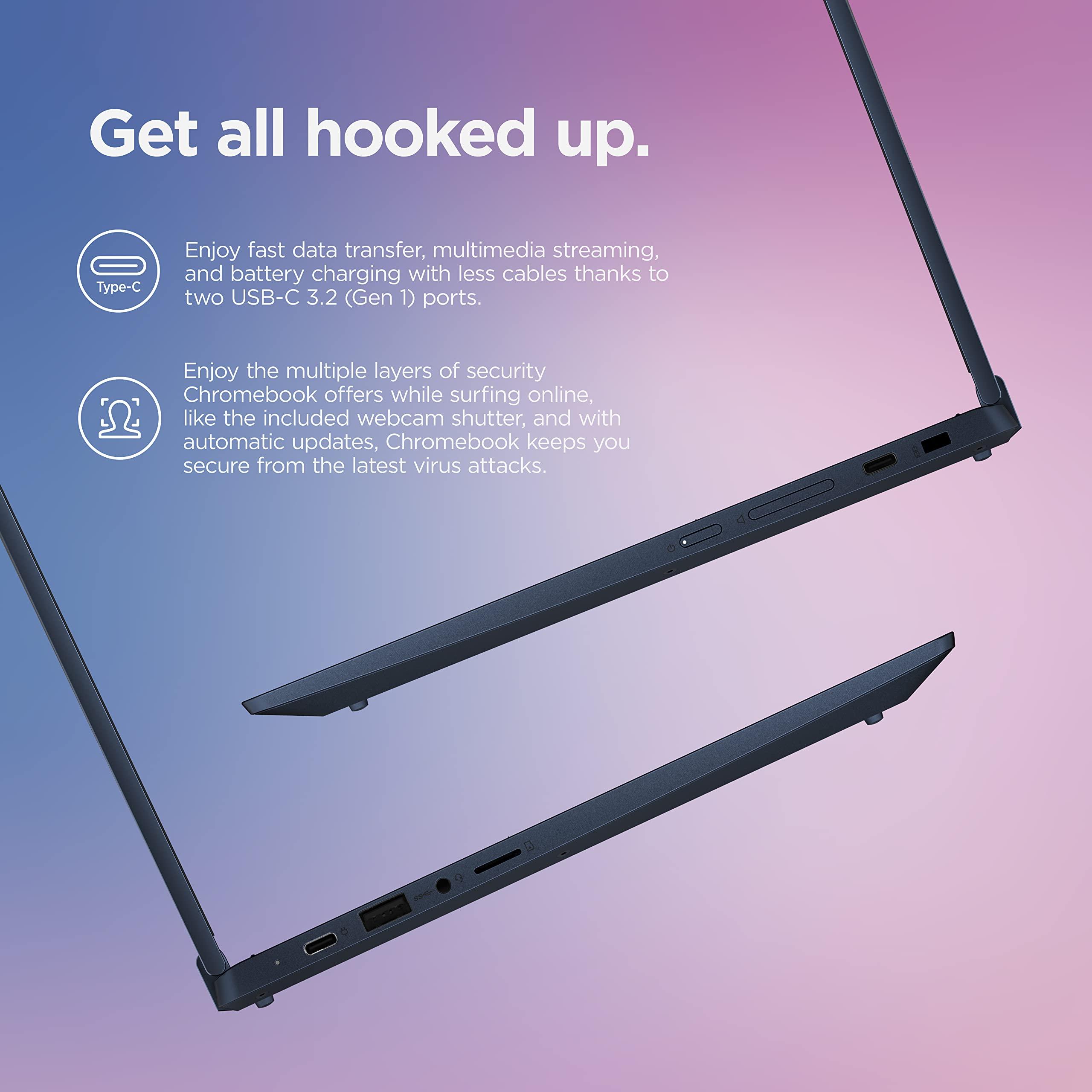 Lenovo Lenovo - 2022 - IdeaPad Flex 5i - 2-in-1 Chromebook Laptop Computer - Intel Core i3-1115G4-13.3"" FHD Touch Display - 8GB Memory - 256GB Storage - Chrome OS (Renewed), Black