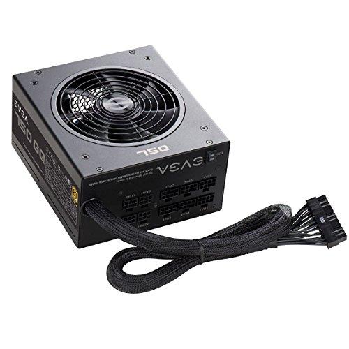 EVGA EVGA 210-GQ-0750-V1 750 GQ, 80+ GOLD 750W, Semi Modular, EVGA ECO Mode, 5 Year Warranty, Power Supply, Black