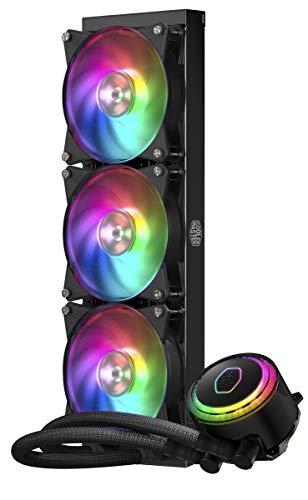Cooler Master Cooler Master MasterLiquid ML360R RGB CPU Liquid Cooler - ARGB Lighting Sync, Premium Pump Design and Tri MF120R ARGB Fans