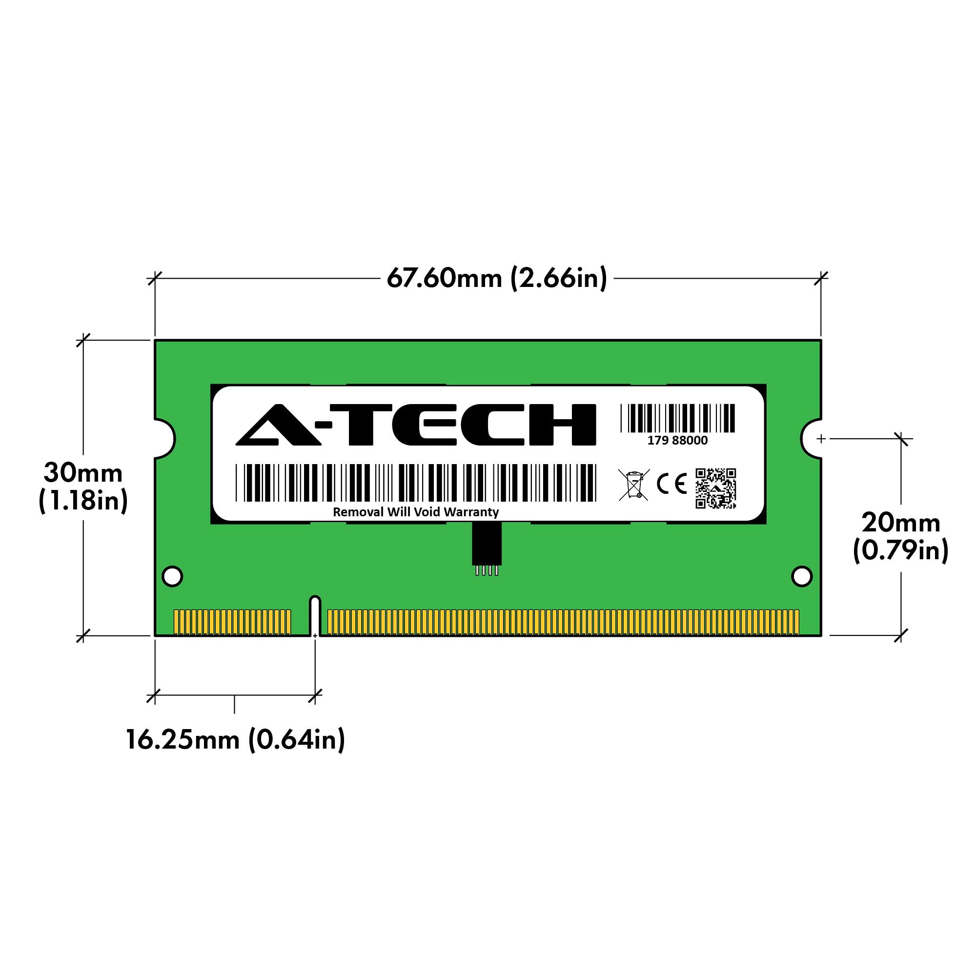 A-Tech A-Tech 1GB RAM Replacement for Kingston KTD-INSP6000B/1G | DDR2 667MHz PC2-5300 SODIMM 200-Pin Memory Module