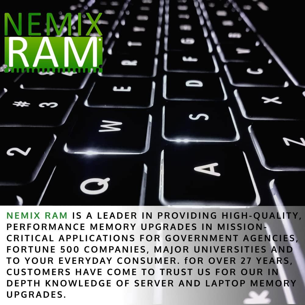 NEMIX RAM NEMIX RAM 2GB (2X1GB) DDR2 800MHZ PC2-6400 2Rx8 1.8V SODIMM Laptop Memory Kit