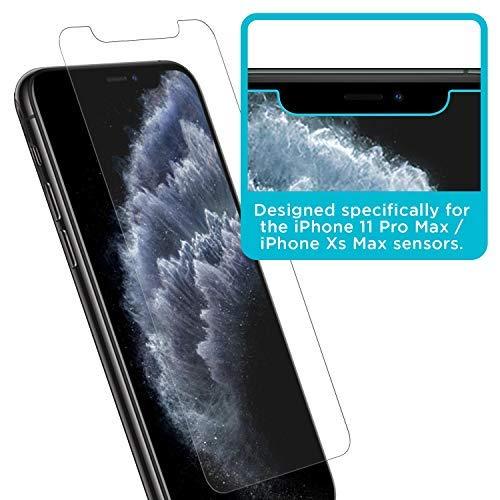 Tech Armor Tech Armor Ballistic Glass Screen Protector Designed for New Apple iPhone 11 Pro Max and iPhone Xs Max 6.5 Inch 2019 Tempered Glass 3 Pack