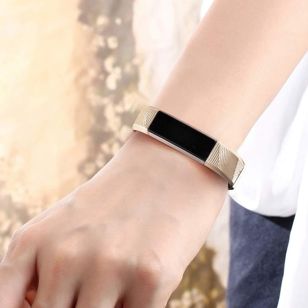 AK [5 Pack] Sport Bands Compatible with Fitbit Alta HR Bands and Fitbit Alta Bands Women Men, Classic Soft Silicone Replacement Wristbands Straps for Fitbit Alta HR/Fitbit Alta (5 Pack B, Small)