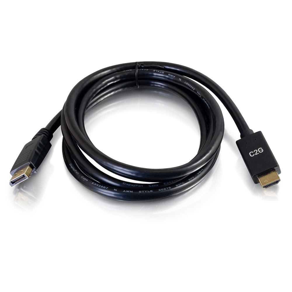C2G 3ft DisplayPort Male to HDMI Male Passive Adapter Cable - 4K 30Hz