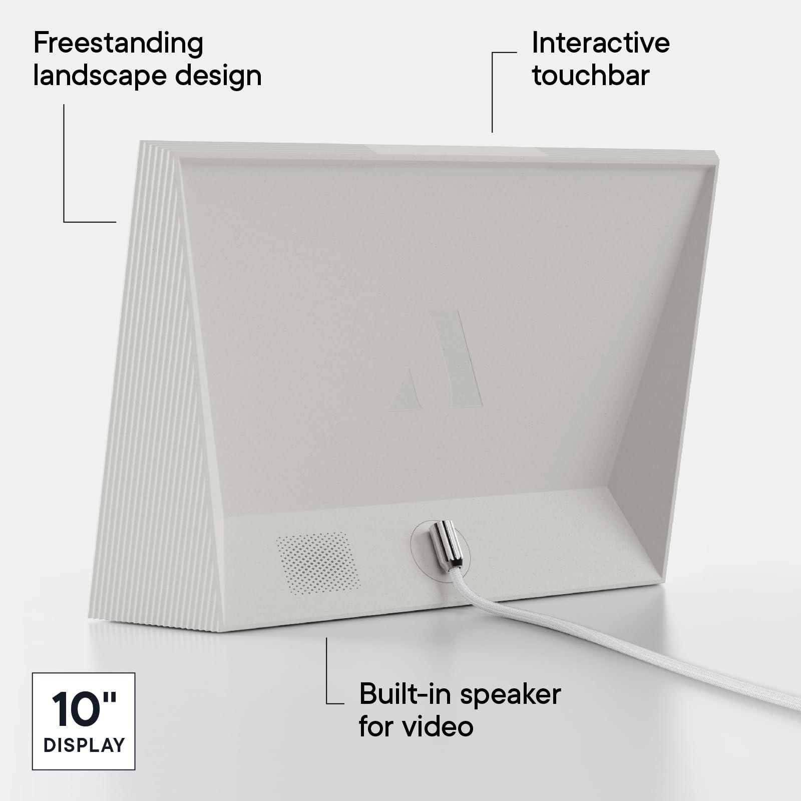 AURA Aura Carver 10.1" WiFi Digital Picture Frame | The Best Digital Frame for Gifting | Send Photos from Your Phone | Quick, Easy Setup in Aura App | Free Unlimited Storage | (Clay with White Mat)