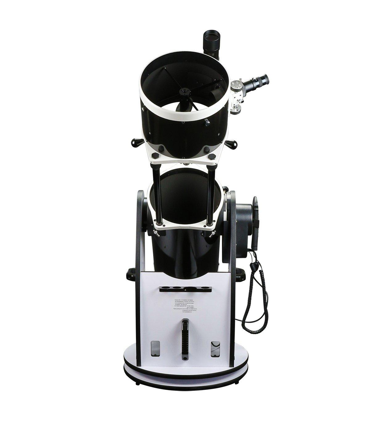 Sky-Watcher SkyWatcher Flextube 250 SynScan Dobsonian 10-inch Collapsible Computerized GoTo Large Aperture Telescope, White, (S11810)