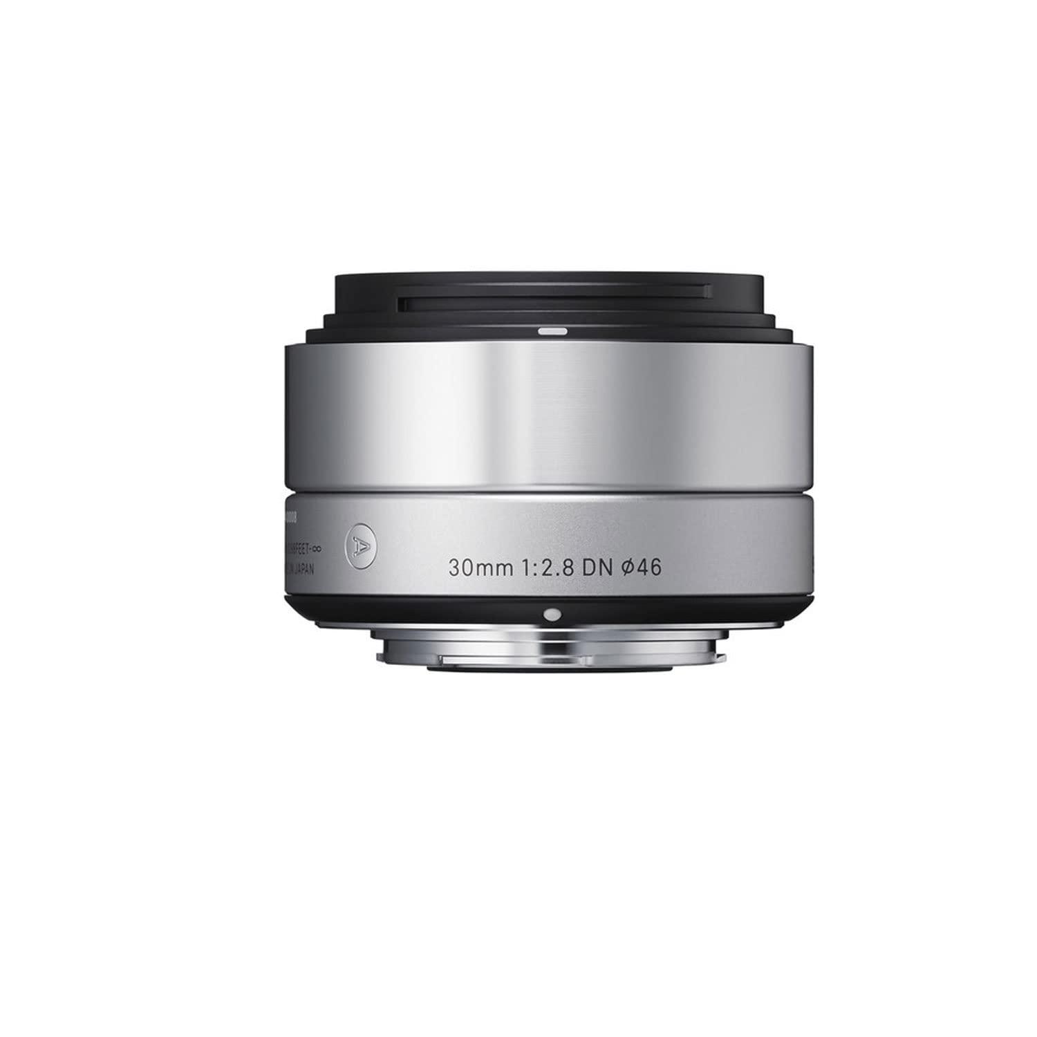 SIGMA Sigma 30mm f/2.8 DN Art Lens for Micro Four Thirds (Silver)(33S963) Bundle with 128GB Memory Card + Filter Kit + Tripod and More