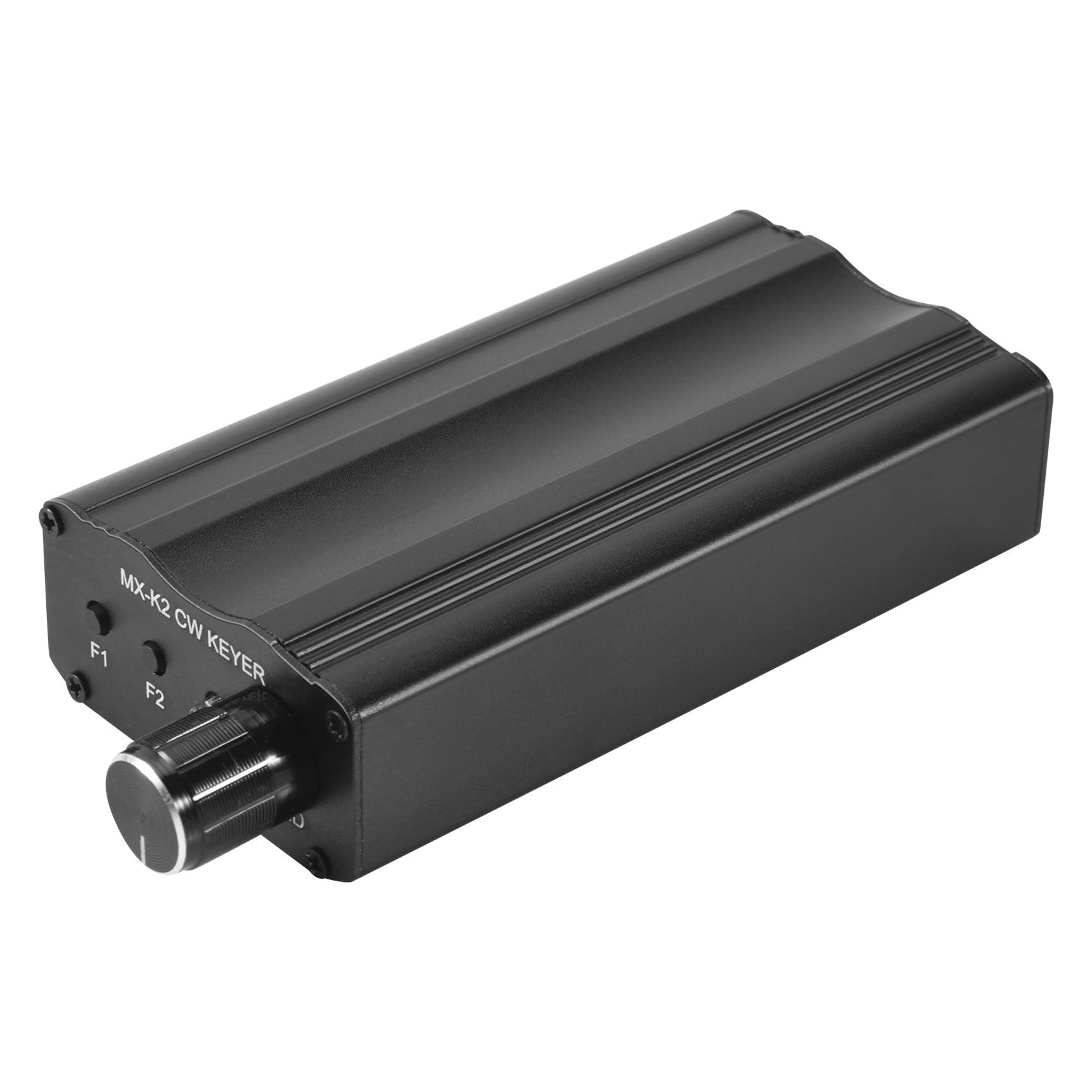 Pasuihcay Pasuihcay MX-K2 CW Auto Memory Key Contoller Morse Code Keyer for Ham Radio Amplifier, black