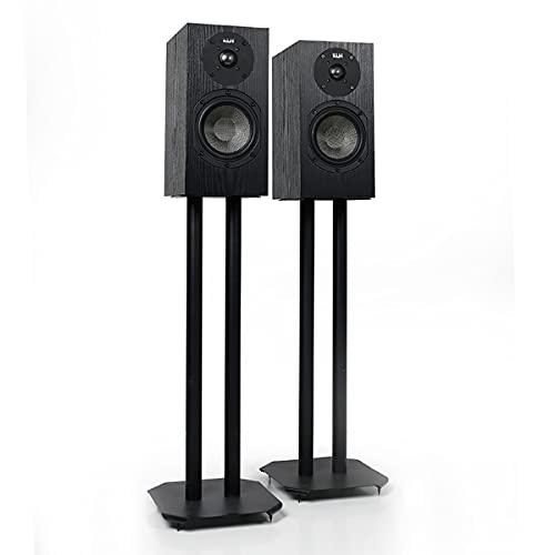 KLH KLH Albany II 2-Way Bookshelf Speakers for Premium Studio Music |High Performance Home Theater|Hi-Res Surround Sound |Deep Bass Port | Detachable Magnetic Grille | Black (Pair)