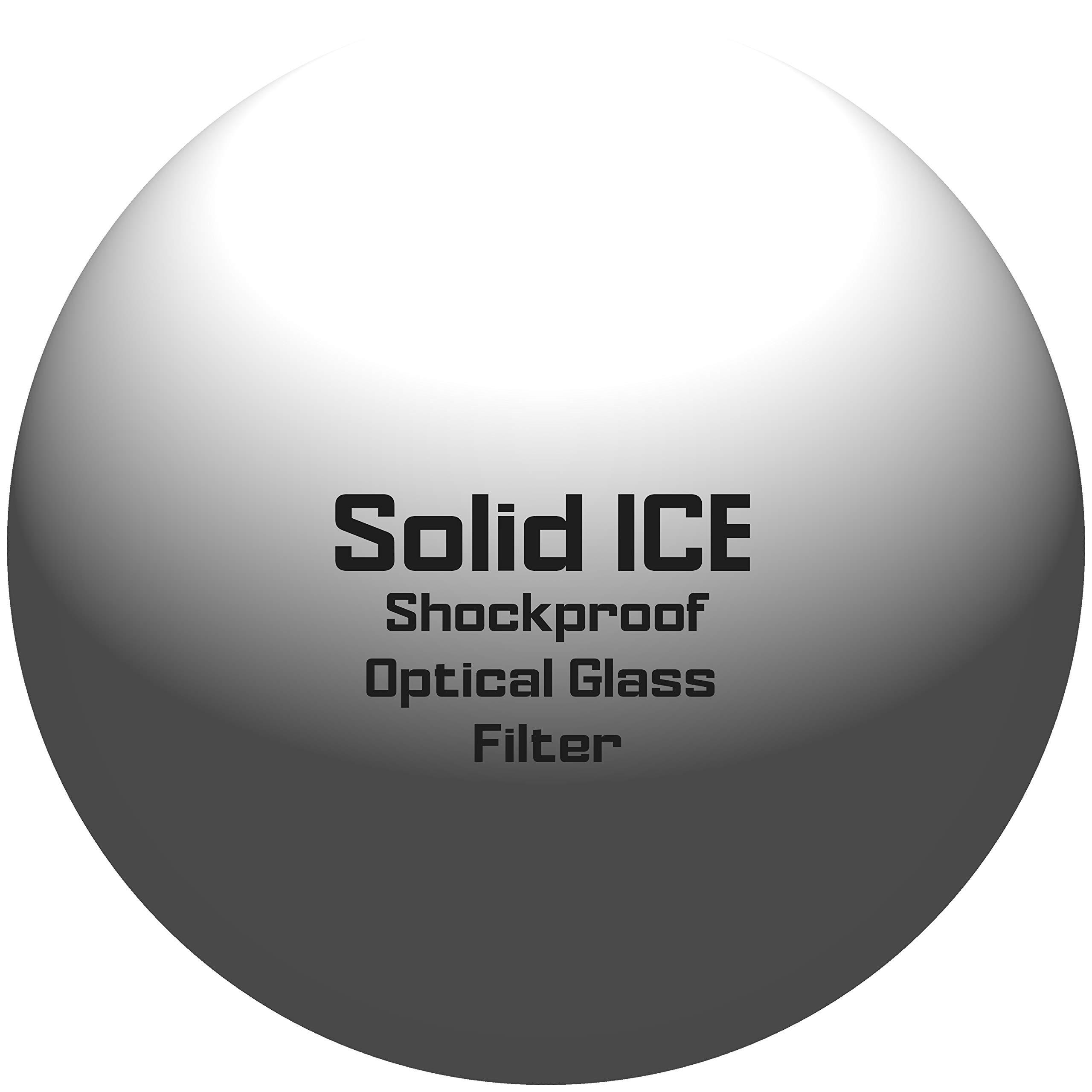 Desmond-ICE Solid ICE 150mm Tempered Optical Glass Shockproof ND1000 Filter Neutral Density 10 Stop Lee SW150 Compatible 150 ND Includes Plastic Hard Shell Case Virtually Unbreakable