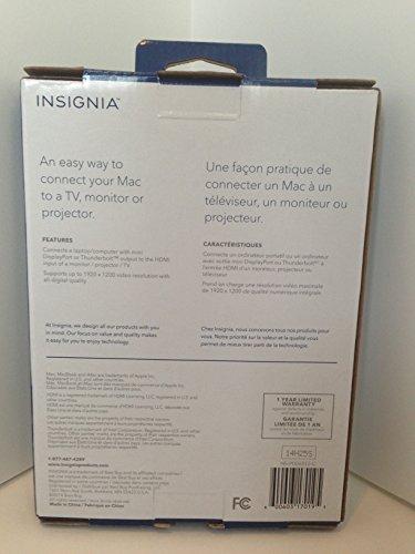 INSIGNIA Insignia - 6' Mini DisplayPort-to-HDMI Cable - Black