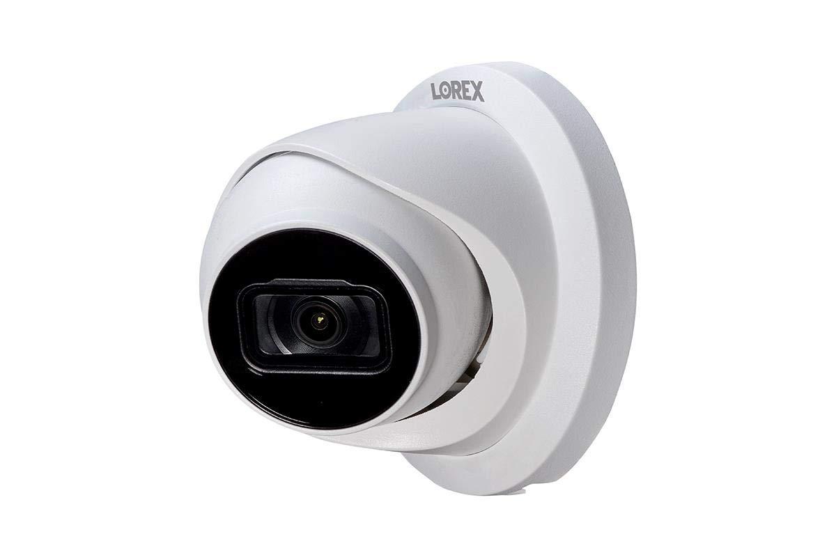 Lorex Lorex 4K (8MP) Smart IP Dome Security Camera with Listen-in Audio and Real-Time 30FPS Recording - White