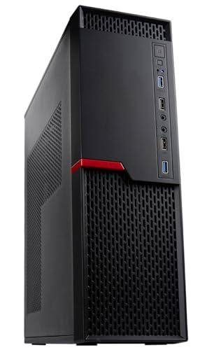 Empowered PC Envision S13 SFF PC (4.4-5.6GHz 12-Core Ryzen 9 9900X, 32GB DDR5 RAM, 2TB NVME Gen4 SSD, WiFi, Windows 11 Pro, 10 USB, HDMI + DVI, RJ45, KB + M, Business Desktop Computer w/Productivity Accessories