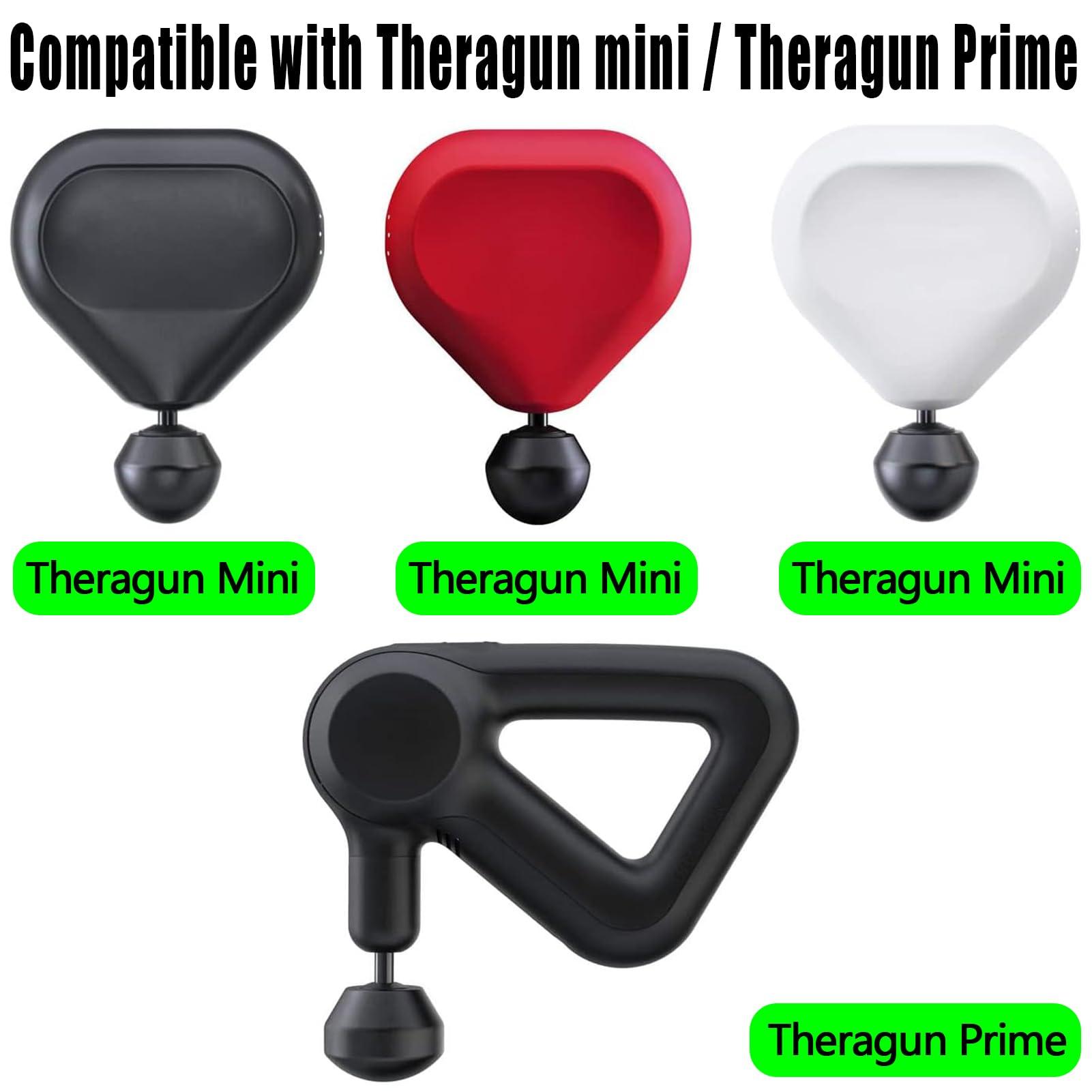 SEEHOM 15V Charger Replacement for Theragun Mini/Theragun Prime Massage Gun 6.6FT AC/DC Charging Cable Power Supply Adapter Cord Black