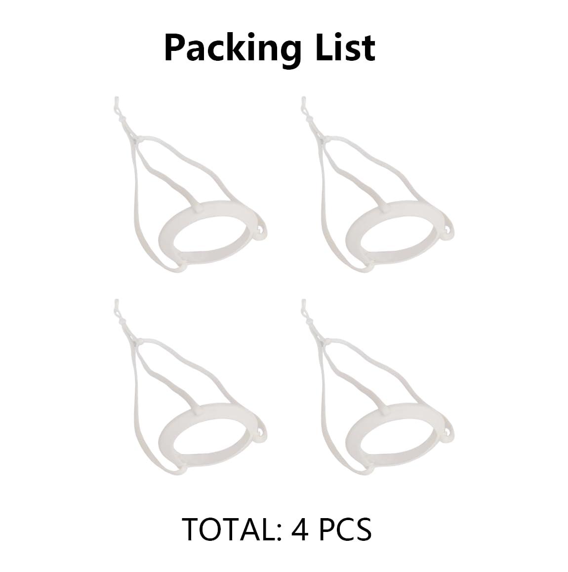 Toeloioh Toeloioh 4Pcs Eye Shield Strap After Cataract Surgery, Eye Shield Protective and Fixing Strap for Sleeping, Elastic and Breathable Eye Patches Protect Strap (Only Straps, No Eye Shield)