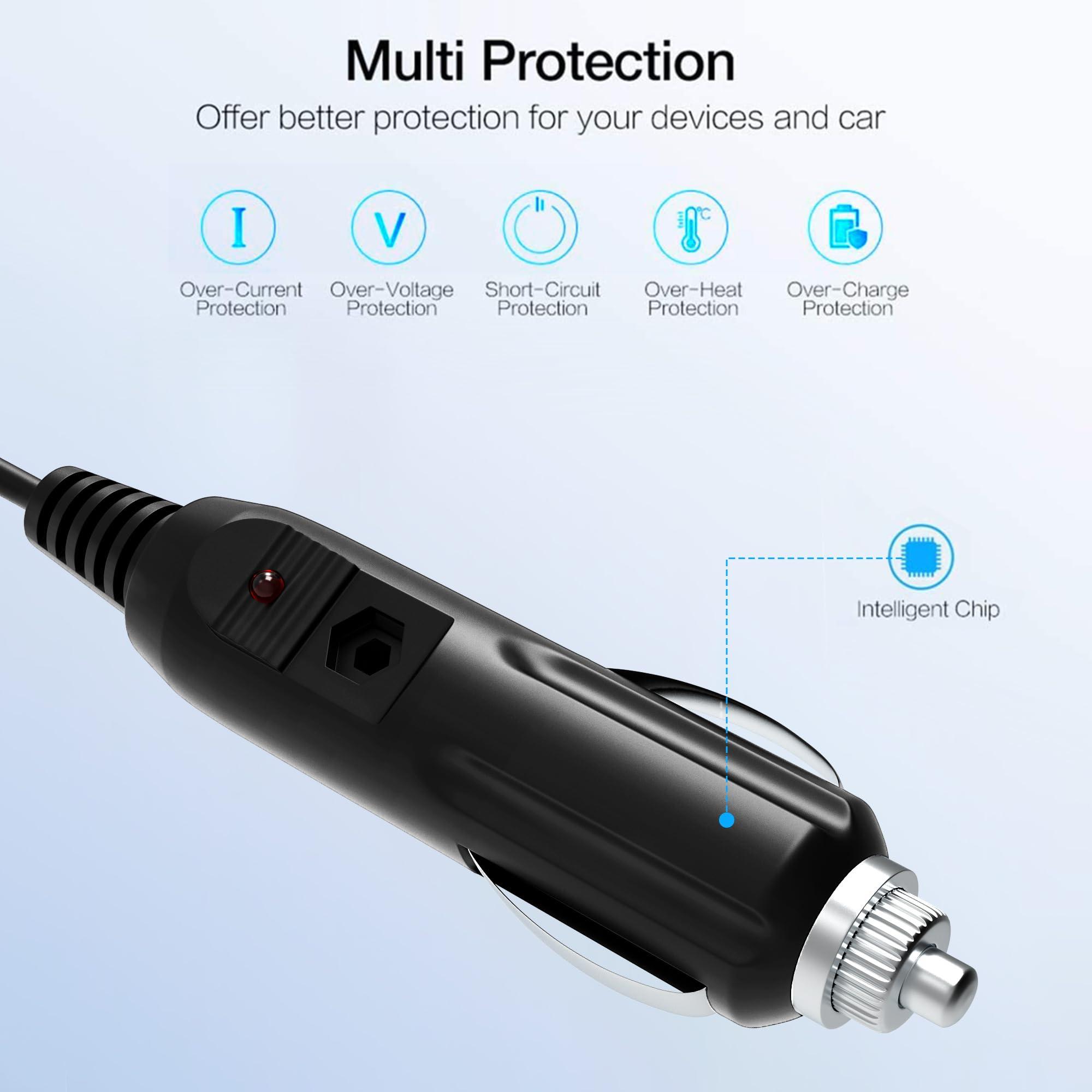 HISPD HISPD Car DC Adapter for Philips AY5808/37 Portable DVD Player Auto Vehicle Boat RV