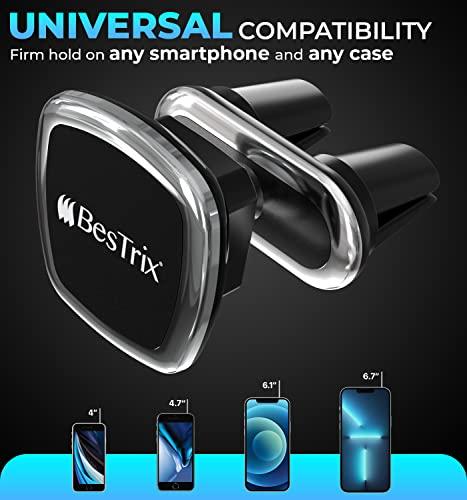 Bestrix BesTrix Magnetic Phone Car Mount Magnetic Car Cell Phone Holder | Magnet Car Phone Holder Compatible w/ iPhone14 13 12 11 Pro/11 Pro Max/XS/XR/X,Galaxy S22 S21 S20 S10/S10+ Note & More (Air Vent)