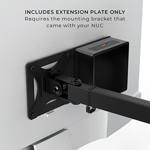 HumanCentric HumanCentric Mounting Bracket Compatible with Intel NUC | VESA Monitor Arm Extension Plate Compatible with The NUC Mini PC Computer