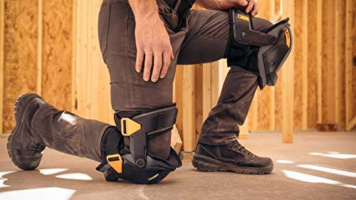 ToughBuilt ToughBuilt - Heavy Duty Foam Thigh Support Stabilization Knee Pads - Comfortable, Adjustable, Ultimate Stability - (TB-KP-3), black