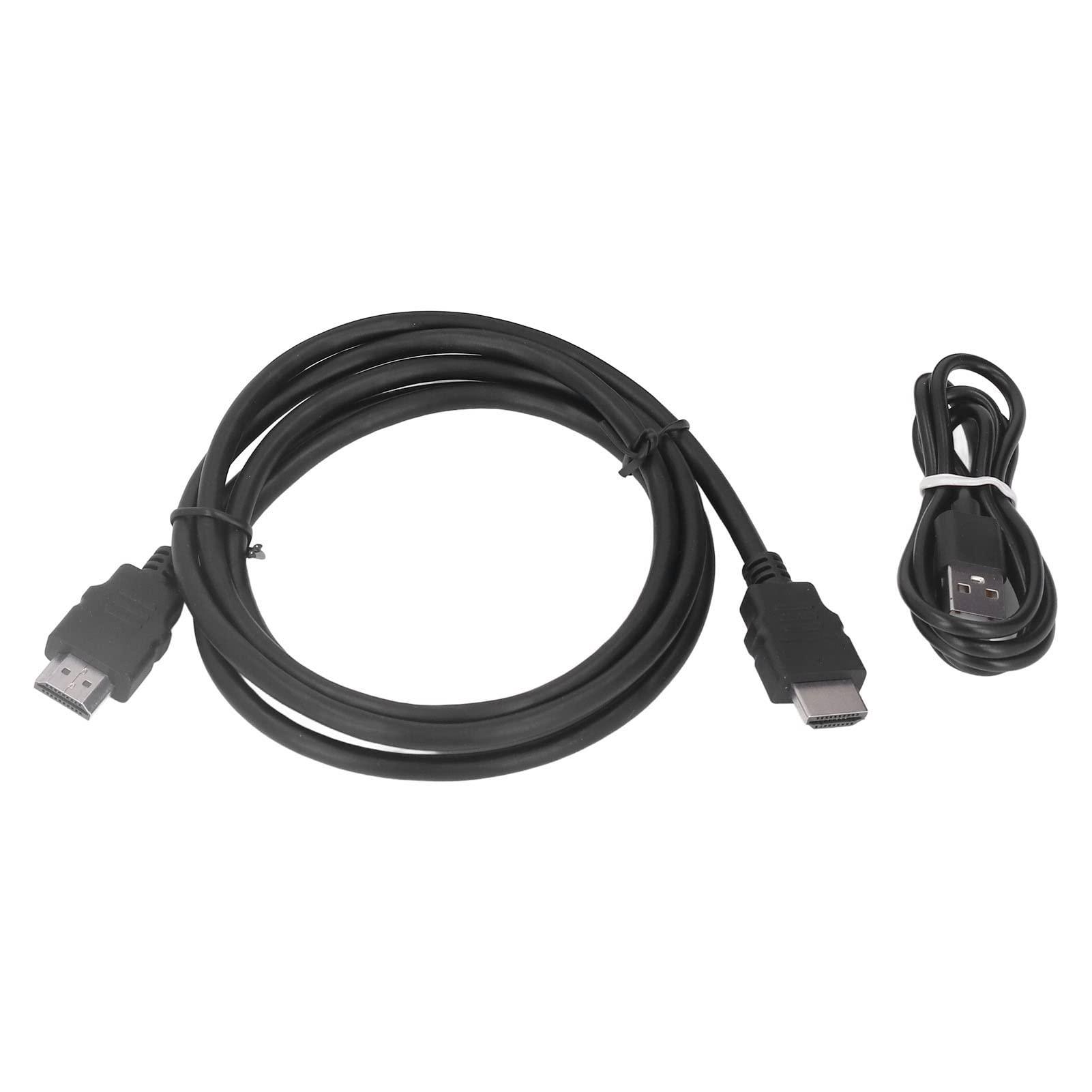 Walfront 7in Computer CPU Hardware Temperature Monitor Dynamic Temperature Secondary Display Screen High Definition for Pc Computer Case