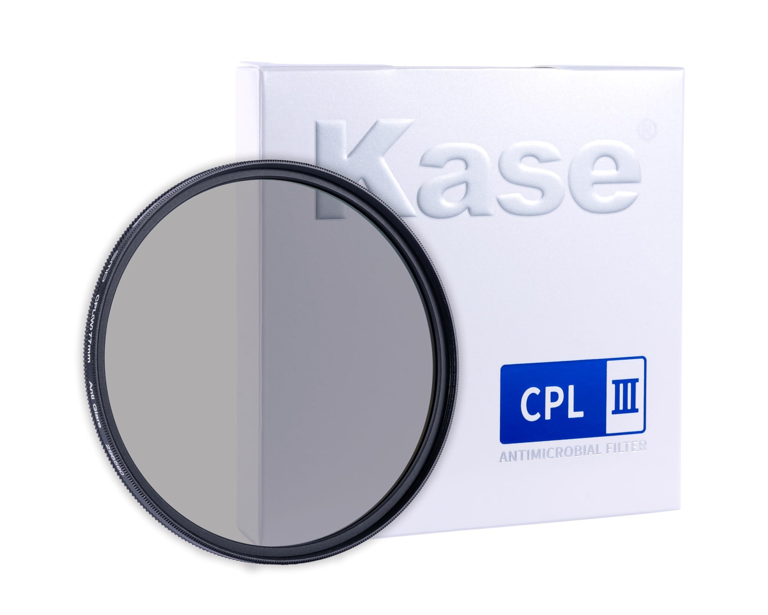 Kase Kase CPL III Screw-in Slim SMP Filter Multicoated Tempered Hardened Optical Glass Anti-Glare Low Reflection (77mm)
