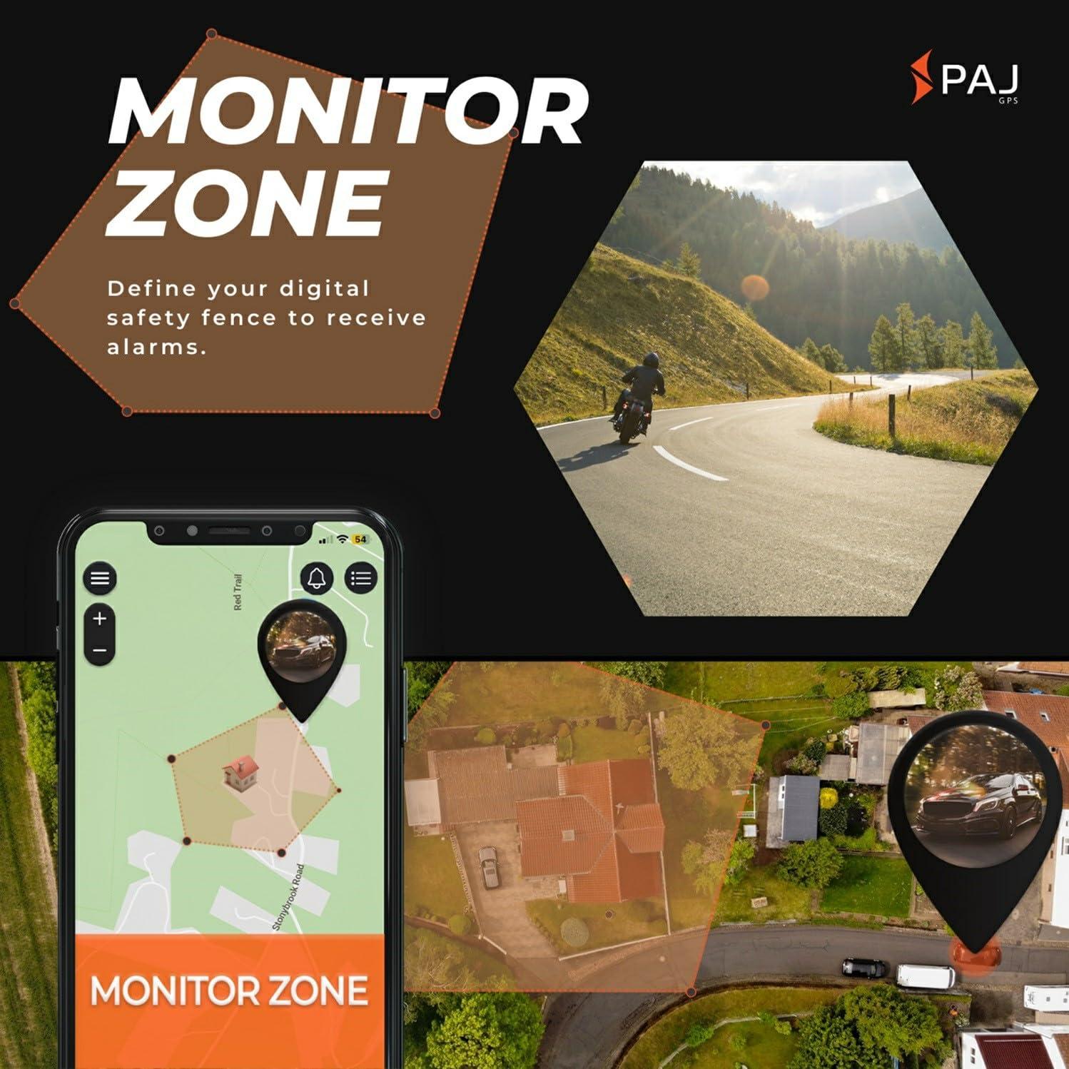 PAJ GPS PAJ GPS Power Finder Real-Time GPS Tracker with 90-Day Battery Life - Magnetic Mount for Cars, Trucks, Boats & Equipment, Location, Route & Speed Monitoring via 4G Network Subscription Required