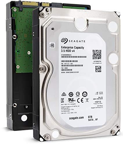 Seagate Seagate Enterprise Capacity 3.5 HDD 6TB 7200 RPM 512e SATA 6Gb/s 128MB-Cache 3.5-Inch Hard Disk Drive - ST6000NM0024 (Renewed)