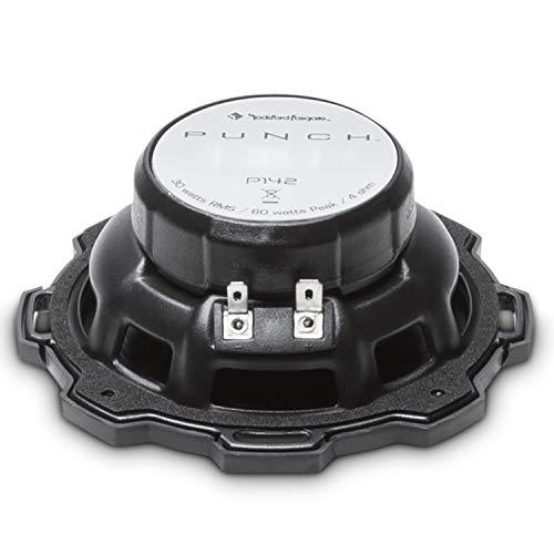 Rockford Fosgate Rockford Fosgate P142 Punch 4\" 2-Way Coaxial Full Range Speakers - Black (Pair)