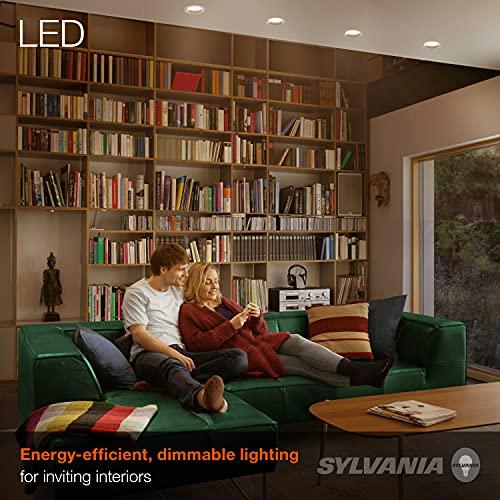 LEDVANCE SYLVANIA LED PAR38 Light Bulb, 90W = 13W, 10 Year, Non-Dimmable, 1050 Lumens, Wet Rated, Energy Star, 3000K, White - 2 Pack (79276)