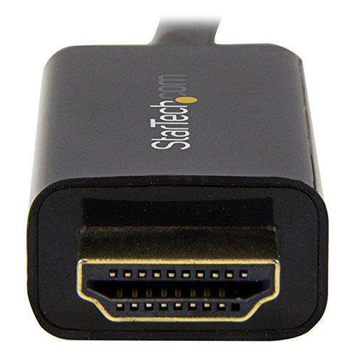 StarTech StarTech.com 6ft (2m) DisplayPort to HDMI Cable - 4K 30Hz - DisplayPort to HDMI Adapter Cable - DP 1.2 to HDMI Monitor Cable Converter - Latching DP Connector - Passive DP to HDMI Cord (DP2HDMM2MB)
