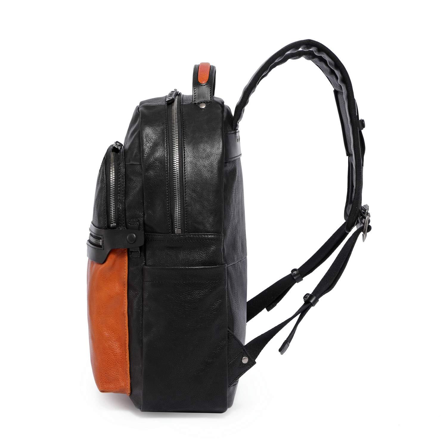 OLD TREND OLD TREND Genuine Leather Sotis Backpack (Chestnut/Black)