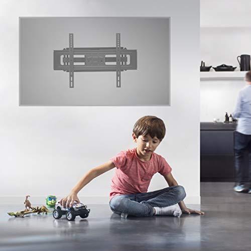 One For All One For All WM4661 Full Motion TV Bracket  Swivel (120) Tilt (15) Wall Mount  Screen Size 32-90 Inch  Max Weight 60kg  VESA 200x200 to 600x400 - Free Toolbox app  Black - WM4451