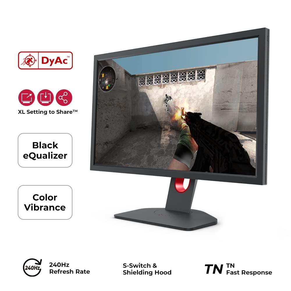 BenQ BenQ Zowie XL2586X | 24.1 | Fast TN 540Hz Gaming Monitor for Esports | Motion Clarity DyAc2 | 1080p | XL Setting to Share | Shielding Hood | New Industrial Grade Ball Bearing Height Adjustment