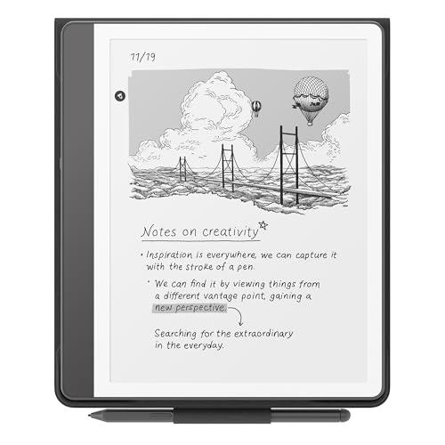 Amazon New Amazon Kindle Scribe Folio Cover with Magnetic Attach, Sleek Protective Case - Premium Leather