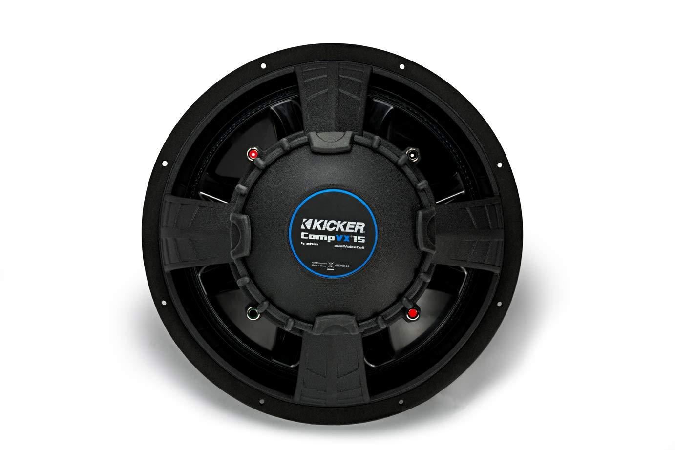 KICKER Kicker CVX152 COMPVX 15\" Subwoofer Dual Voice Coil 2-Ohm 1000W