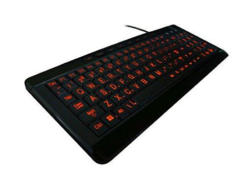 AVS GEAR AVS GEAR Full Size Multimedia USB LED Lighted Keyboard for Windows 2000 / XP/Vista / 7 / ME/NT
