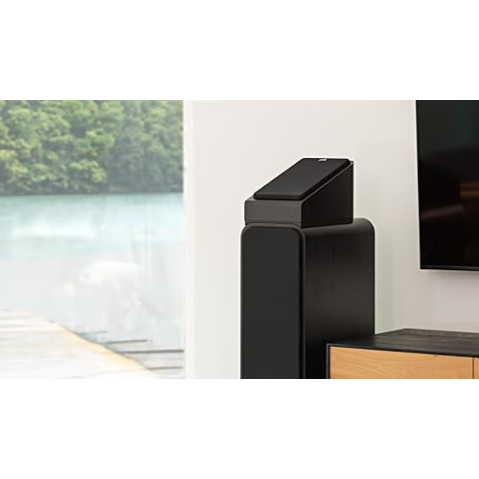 Polk Audio Polk Signature Elite ES90 Height Module Speaker (Pair) for Immersive Overhead Sound, Terylene Dome Tweeter, Mica-Fortified Polypropylene Midrange Woofer, Dolby Atmos, DTS:X, & IMAX Enhanced, Black