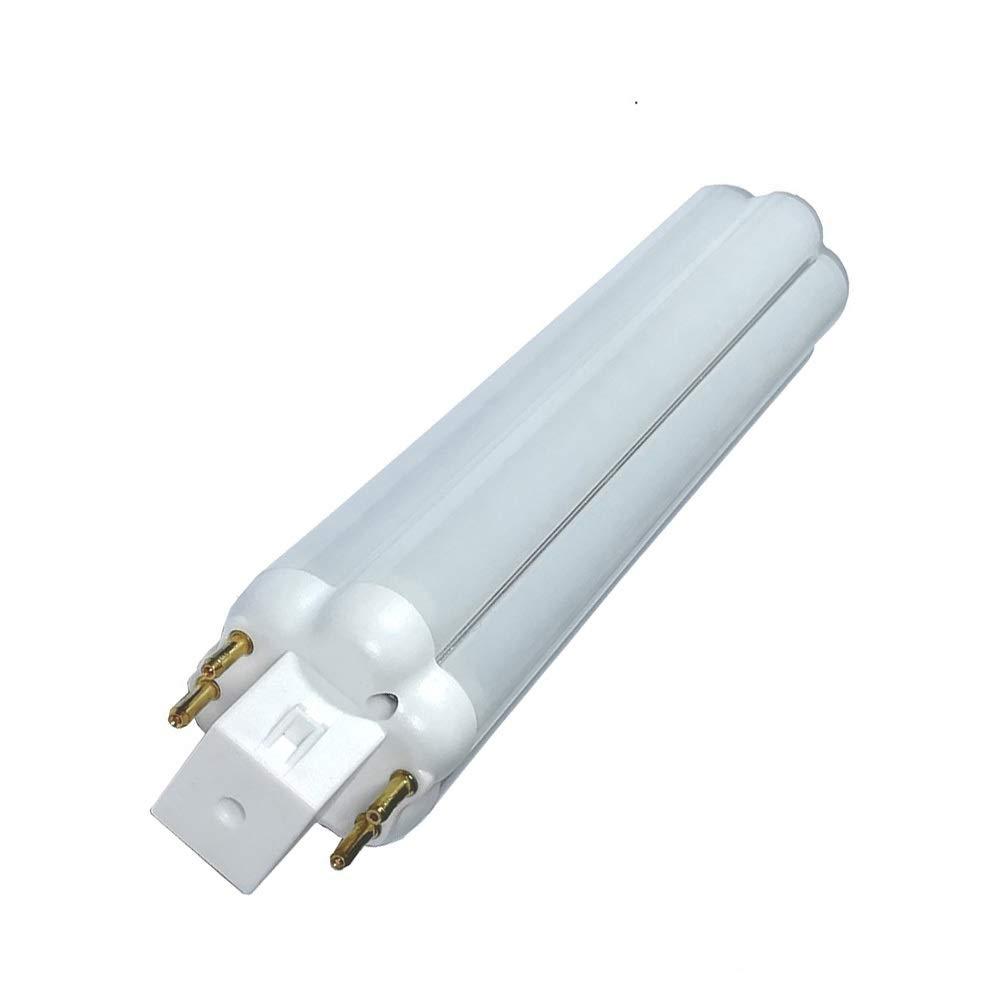 qlee QLEE 9w Led Gx24Q Bulb 4-Pin Base PL Retrofit Lamp Natural 4000k Daylight Equivalent Gx24Q-3 20W CFL Bulb GX24 Reading Desk Table Light Downlight 360 Child\'s Lights No UV