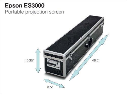 Epson Epson ES3000 Ultra Portable Projection Screen (V12H002S3Y),Black/White