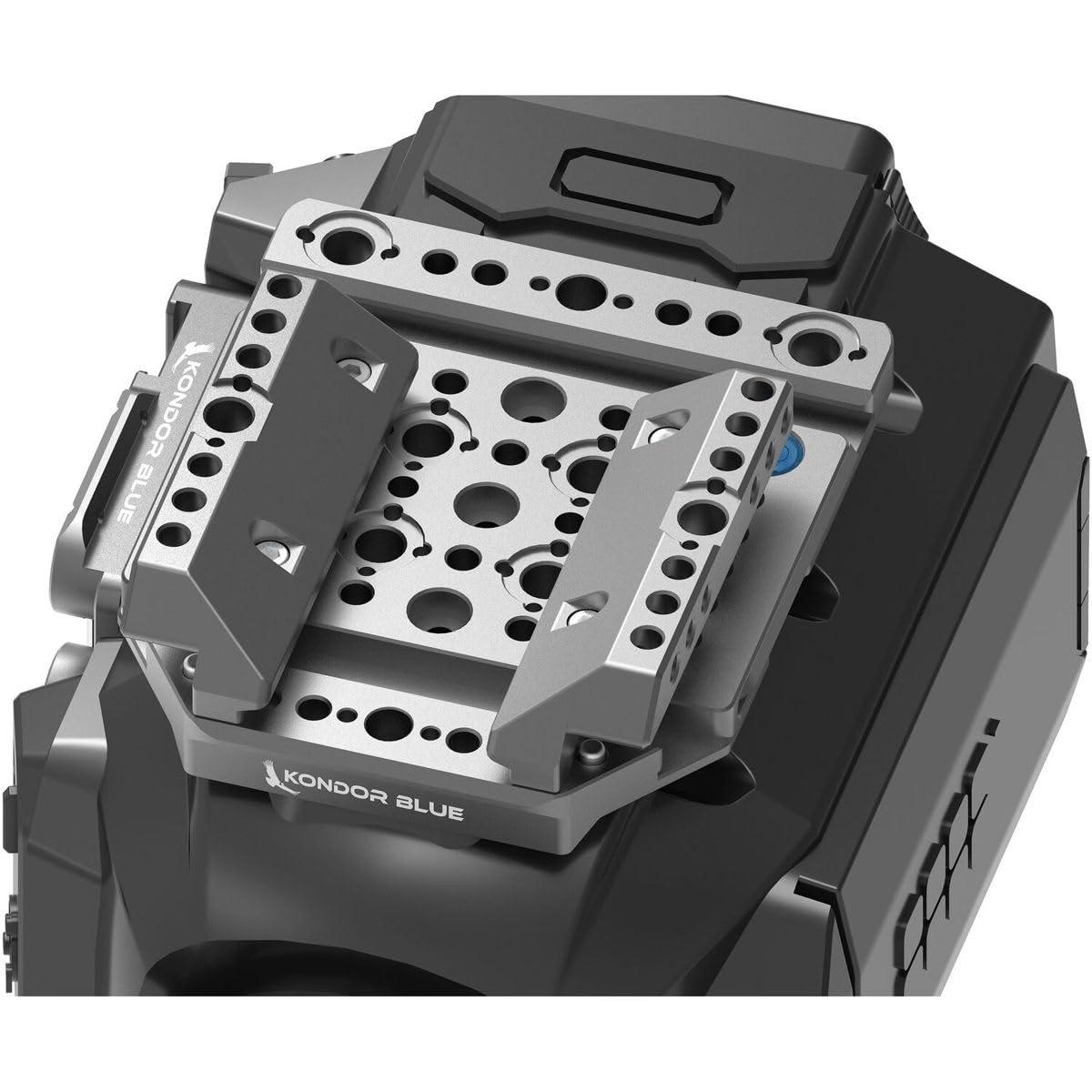 KONDOR BLUE Kondor Blue Top Plate for Blackmagic Design URSA Mini 12K/4.6K/4K, Space Gray