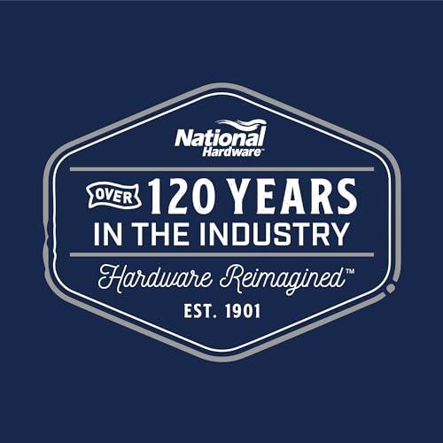 National Hardware National Hardware N279-002 V1370 Touch 'n Hold Door Closer in White,7/16"-14x72"