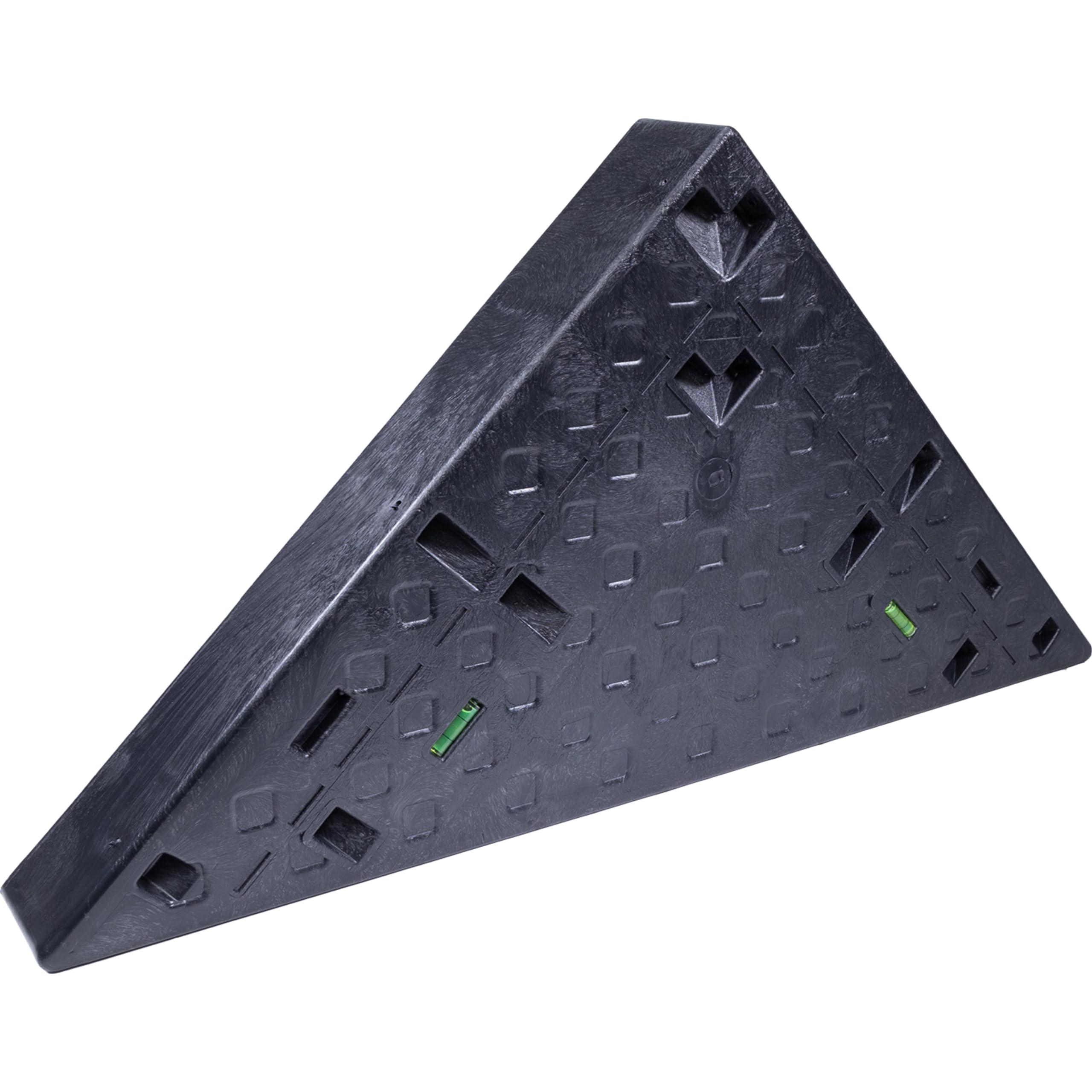 GOOF PROOF SHOWER Goof Proof Shower GPSS-3024 Triangle Tiled Shower Seat, Easy to Install Bench for Shower Stall, 30\"/24\"