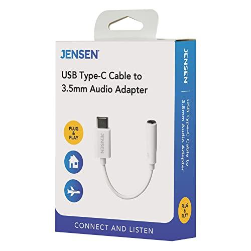 Jensen JENSEN JU832CXV USB-C to 3.5 mm Audio Cable Adapter