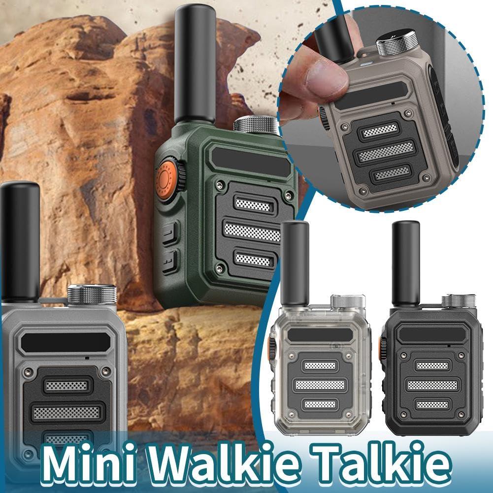 DirectNine Basics Waterproof & Shock Resistant Walkie-Talkies 2 Pack, 2024 Upgraded Nationwide PTT, 3280-6562 FT, Rechargeable Long Range Walkie-Talkies for Adults
